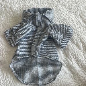 Fab dog seersucker pet clothing